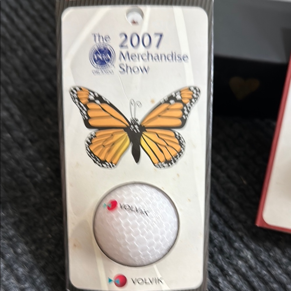 Volvik Golf Ball with Butterfly Design